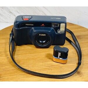 Pentax IQZoom 60 Date 35mm Point & Shoot Film Camera UNTESTED Sold AS-IS